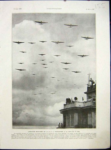 Original old vintage print - old,