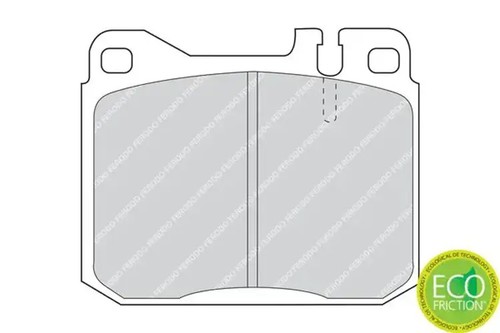 Brake pads fdb243 - fdb243, for