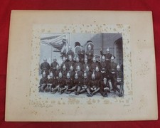 19th century albumen photo IPSWICH FIREMEN fire brigade Shand Mason fire engine
