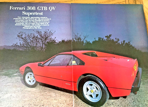 Ferrari 308 gtb frameable - ferrari,