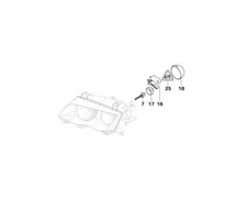 BMW Genuine Headlight Headlamp