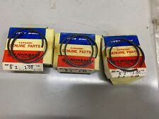 KAWASAKI NOS PISTON RINGS S2 S2A +1.00mm O/S ( 3 SETS )