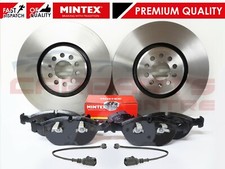 VW GOLF R32 3.2 MK4 AUDI TT 3.2 VR6 FRONT VENTED BRAKE DISCS MINTEX PADS 334mm
