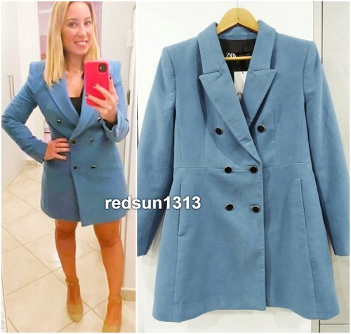 Zara duck blue tailored velvet - tailored,