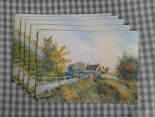5 colour greeting cards Ealing local history Fox Goose Perivale of painting Cole
