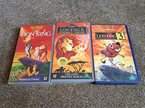 Walt disney vhs - 3, lion