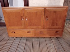 Vintage Ercol Elm Sideboard 468 Blue Label