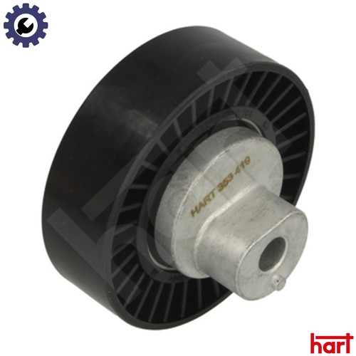 Deflectionguide pulley vribbed - deflectionguide,