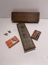 Antique Cribbage Board by C.W
