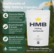 HMB CAPSULES 250 x 1000MG
