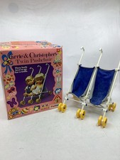 Palitoy Carrie & Christopher Dolls Vintage 1970s Twin Pushchair.
