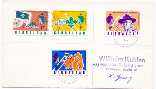 Gibraltar 1968 mixed posting - gibraltar,