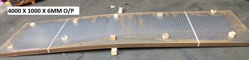 Chequer plate durbar - plate,