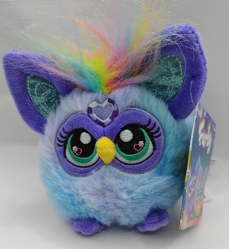 Hasbro plush blue and purple - blue,