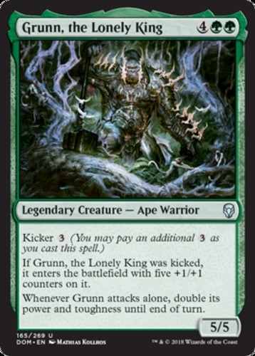 Grunn the lonely king - 4x,