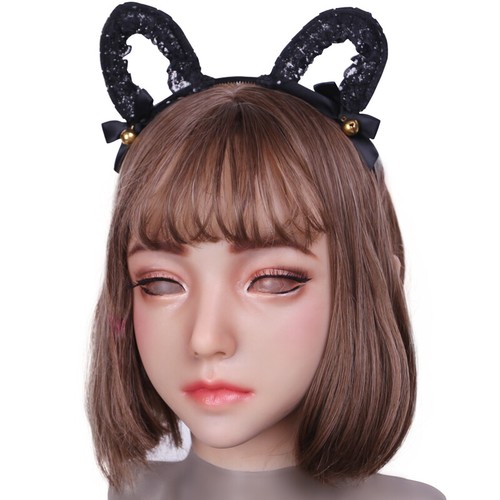 Male female silicone masks - male,