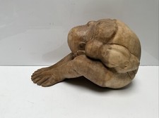 Hand Carved Orang Malu Yogi -