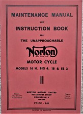 Norton maintenance manual and - maintenance,