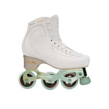 Edea Ice Fly Off Ice Figure Skates - White Ice Skating