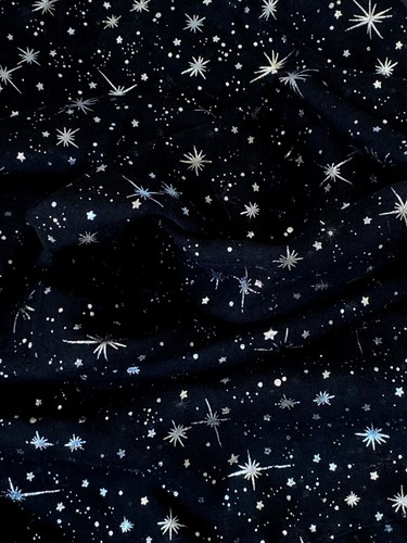 Shining star foil print - star,