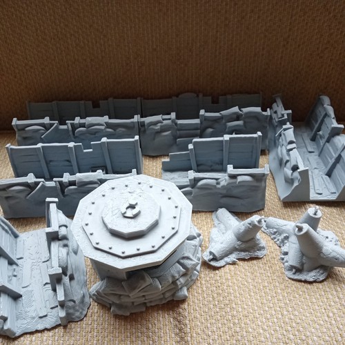 War gaming model trench - war,