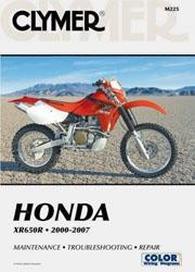 Repair manual hon xr650r - repair,