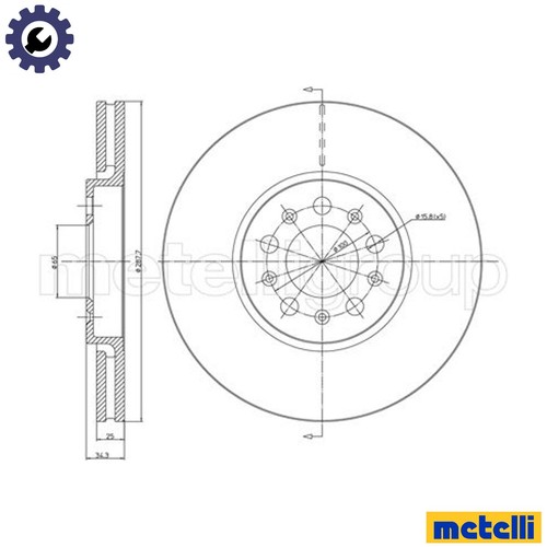 Brake disc 0365c for - disc,