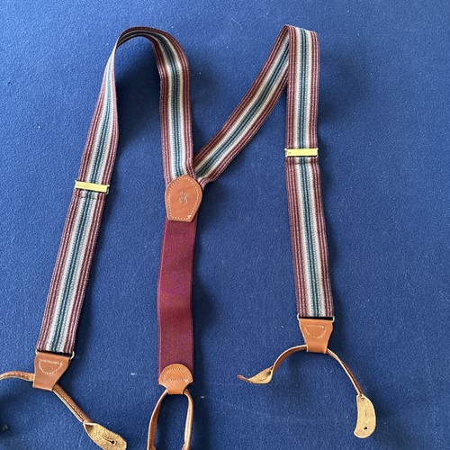 Vtg burgundy stripe - ,