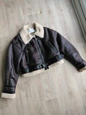 Womans zara double faced brown - double,