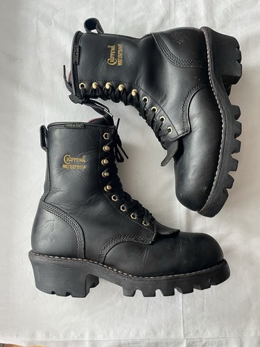 Chippewa 2413 black leather - chippewa, 2413-05