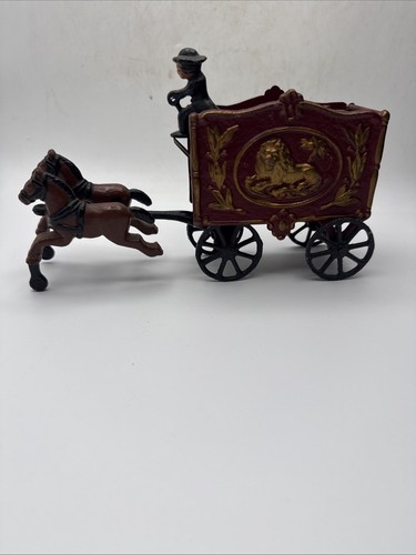 Vintage cast iron toy - vintage, horse