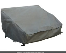 Bramblecrest 2 Sofa Chairs with Footstools Coffee Table Set Cover