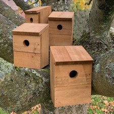 Wooden Multi-Hole Wild Bird
