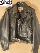 Schott Perfecto  Double Leather Riders Jacket  Size 40  Made in USA