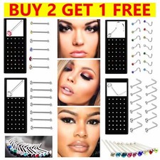 Box Set Nose Studs I L Screw