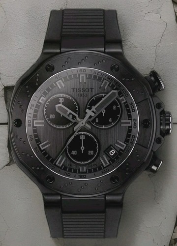 Tissot race 45mm black - t-race, dial