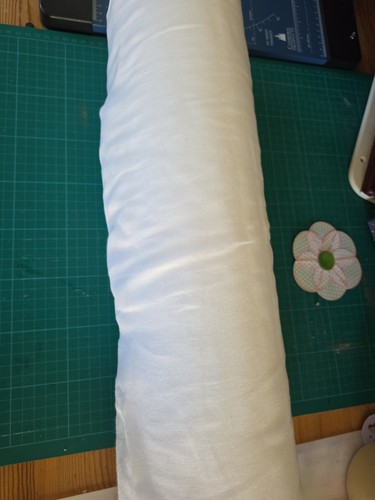 White cotton muslin fabric - white,