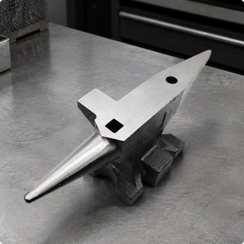 Anvil with tapered instrument - tapered,