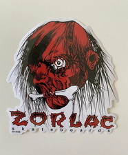 ZORLAC SKATEBOARDS STICKER VINTAGE SKATEBOARD DECALS BONES ALIEN WORKSHOP World