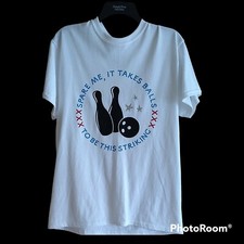 WOMEN'S MEDIUM BOWLING SHIRT