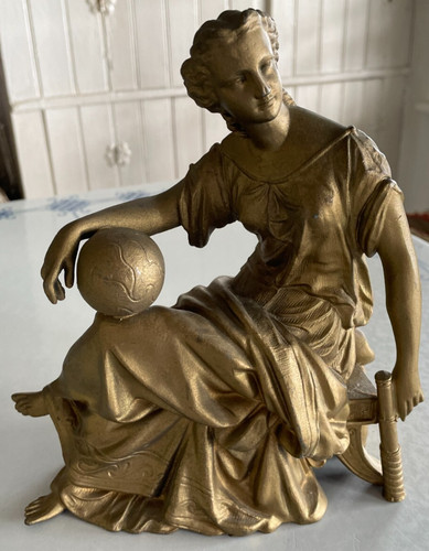 Rare antique cast spelter - rare,
