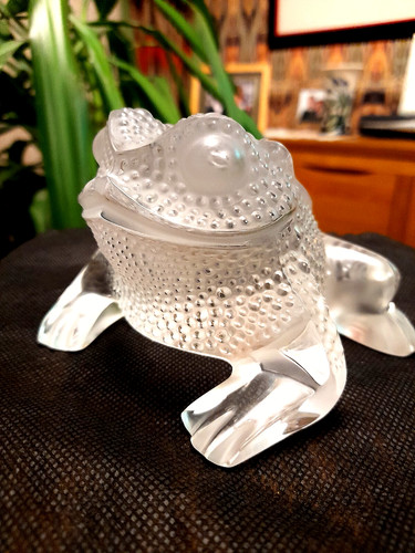 Lalique stunning gregoire - lalique, toad