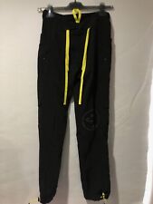 zumba trousers black yellow activewear fitness dance new with tags Size small