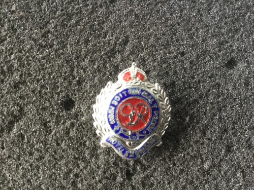 Royal engineers enamel brooch - royal,
