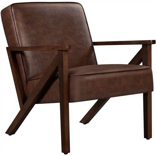 Modern faux leather - leather, armchair