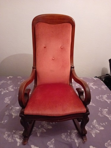Victorian pink upholstered - victorian,