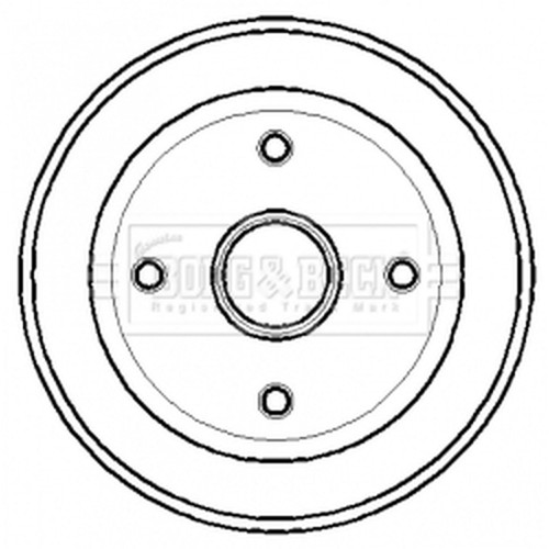 Brake drums for opel - 2x,