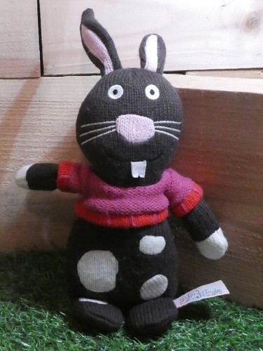 Knitted bunny rabbit - bunny, from
