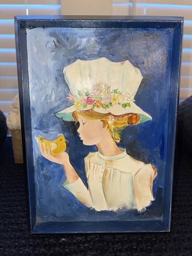 Vintage signed painting a - vintage,