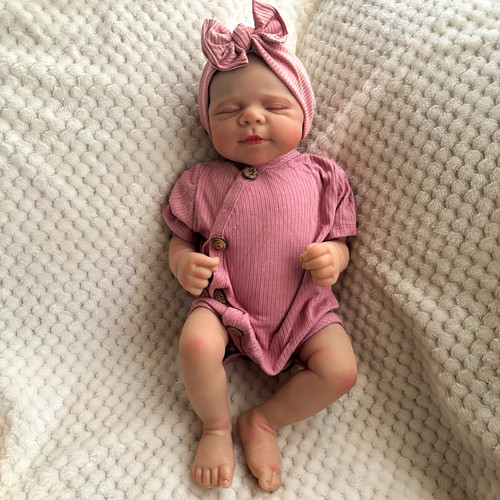 Reborn baby girl doll eyes - reborn,